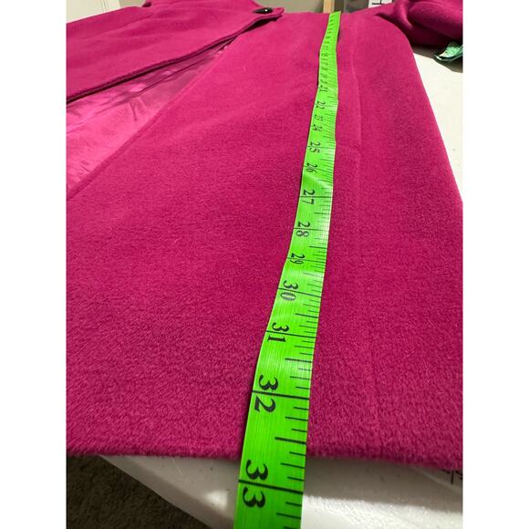 Laudrew Magenta Mid-Length Swing Coat Size 6 - Picture 8 of 13